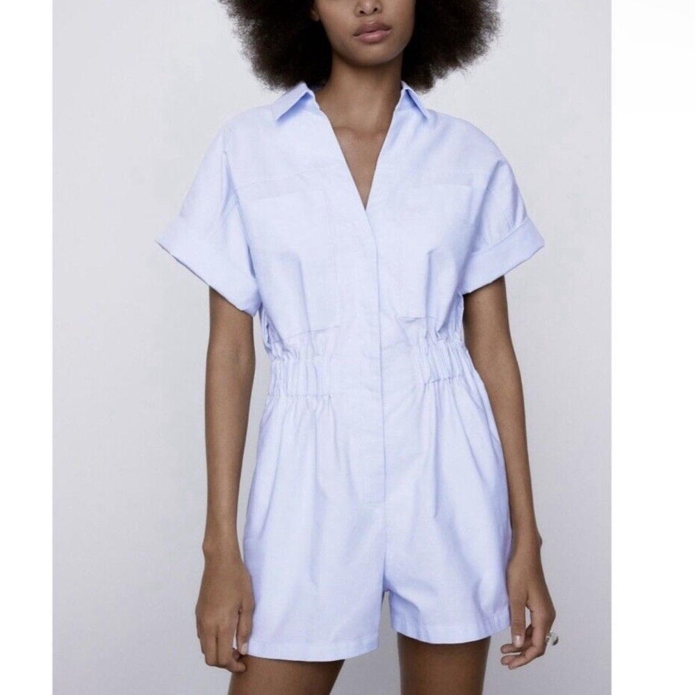 Light blue Zara romper